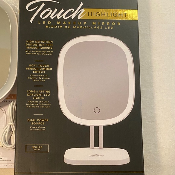 Impressions Vanity Touch Highlight LED Mirror - White - Picture 2 of 10